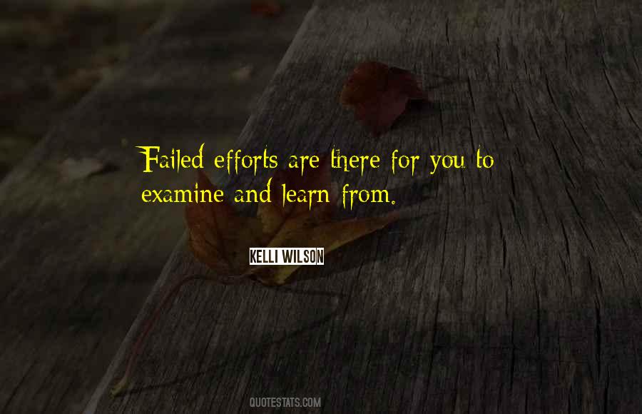 Quotes About Failed Efforts #1676829