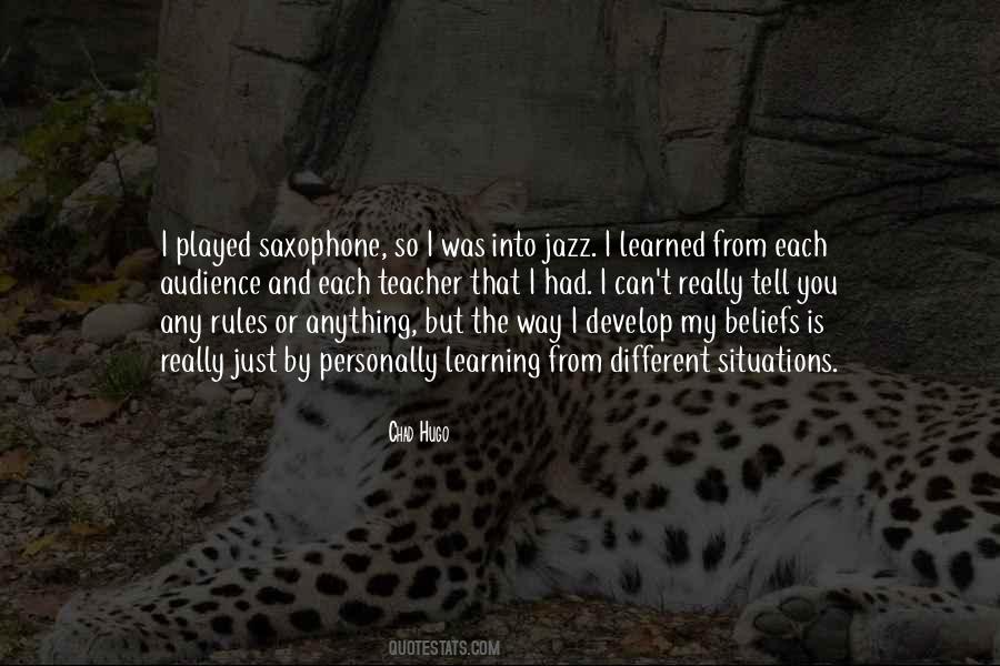 Jazz Saxophone Quotes #1251751