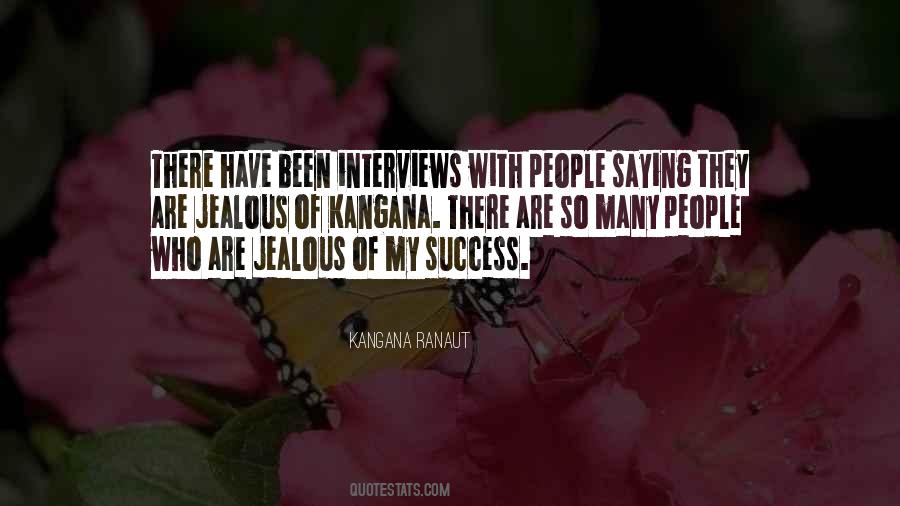 Jealous Of Other People's Success Quotes #1761243