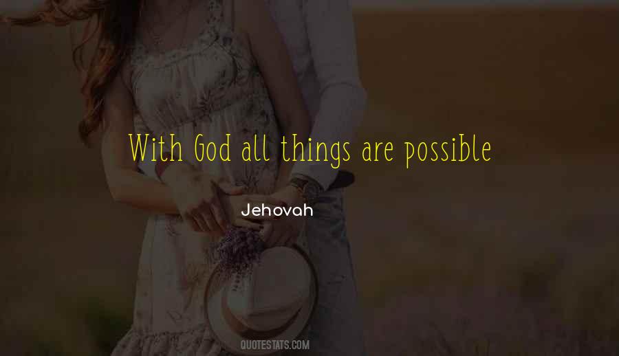 Jehovah God Quotes #1693154