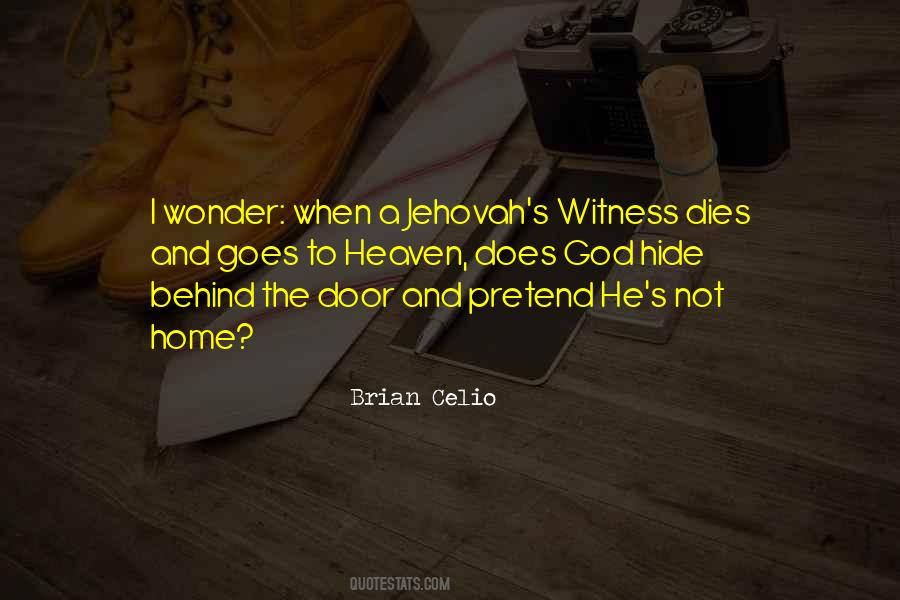 Jehovah Witness Quotes #125972