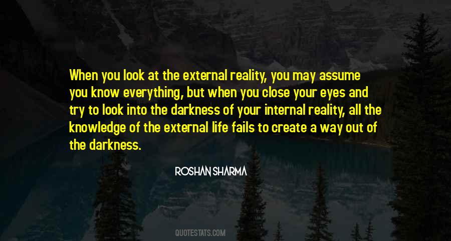 Quotes About Eyes And Darkness #1079755