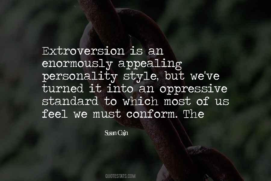 Quotes About Extroversion #1457456