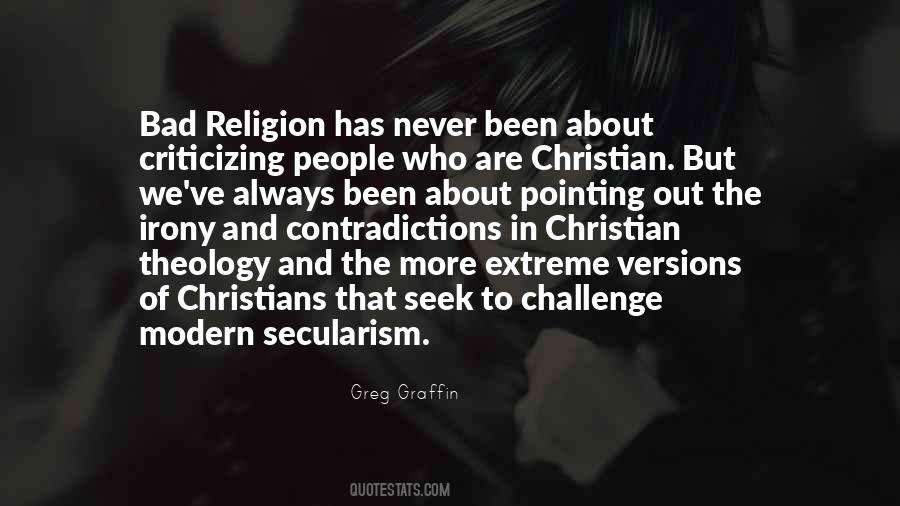 Quotes About Extreme Religion #391711