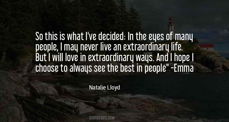 Quotes About Extraordinary People #175258