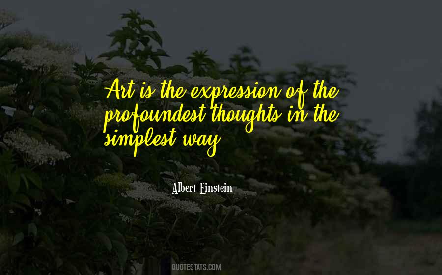 Quotes About Expression In Art #189902