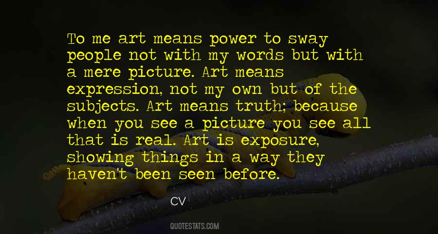 Quotes About Expression In Art #58828