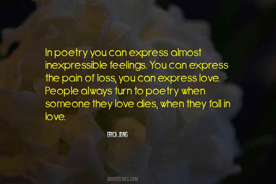 Quotes About Express Feelings #1033423