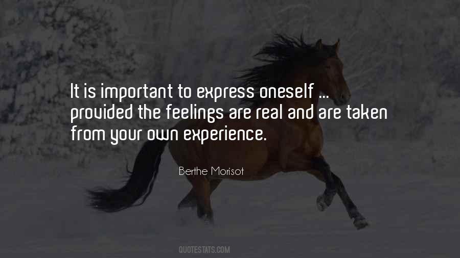 Quotes About Express Feelings #627306