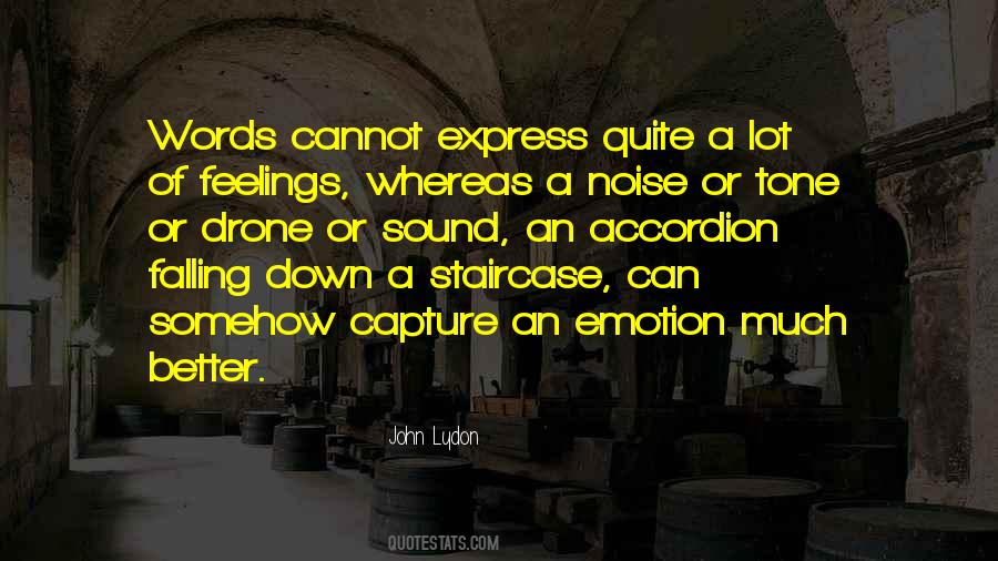 Quotes About Express Feelings #745619