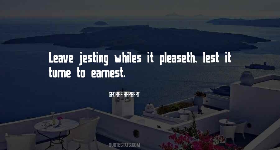 Jesting Quotes #115499