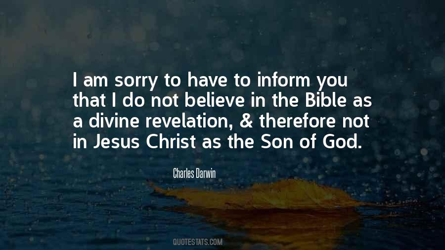 Jesus Christ The Son Of God Quotes #1060448