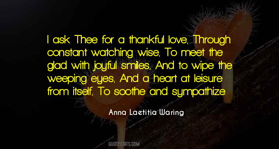 Quotes About Thankful Love #1669797