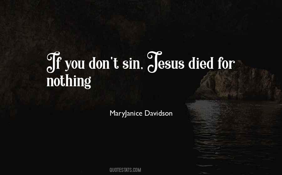 Jesus Died Quotes #600395