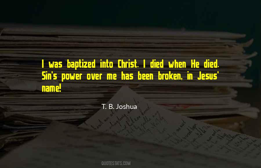 Jesus Died Quotes #638412