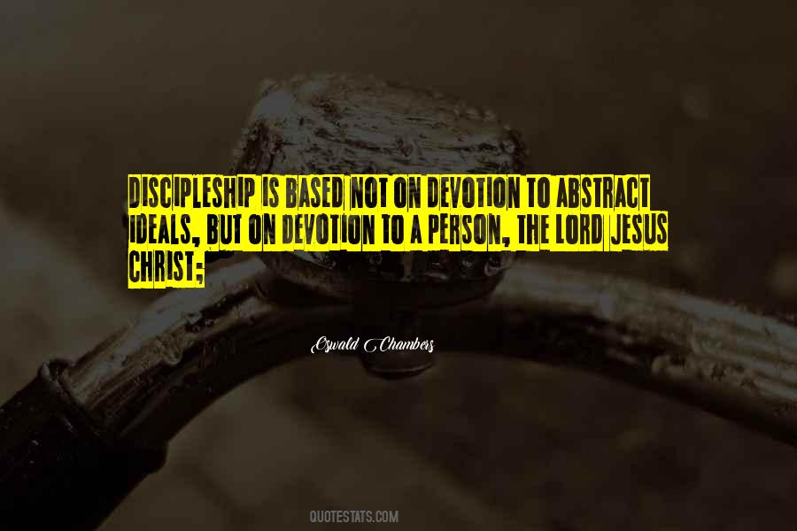Jesus Discipleship Quotes #118071
