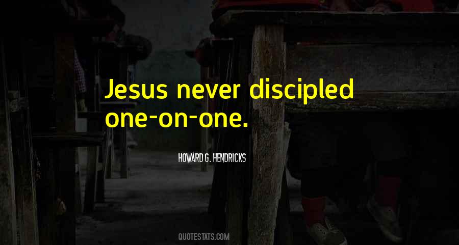 Jesus Discipleship Quotes #1407743