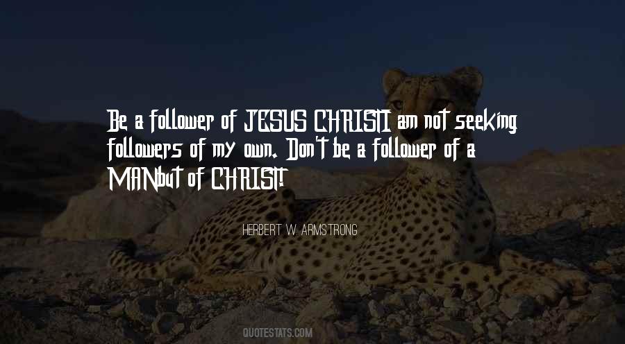 Jesus Follower Quotes #802357