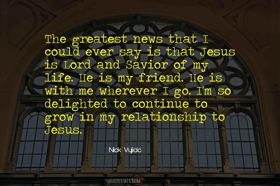 Jesus My Friend Quotes #1000891