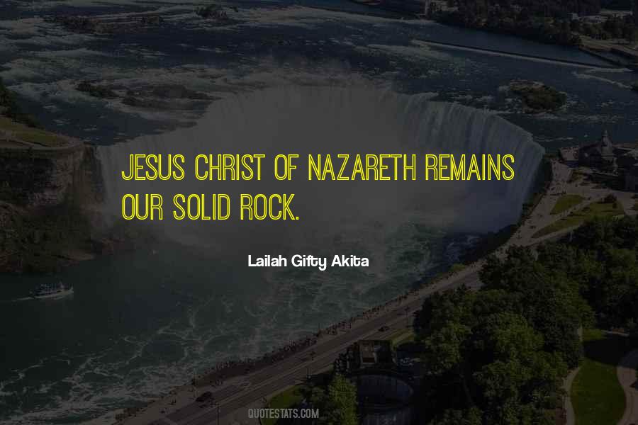 Jesus My Rock Quotes #373046