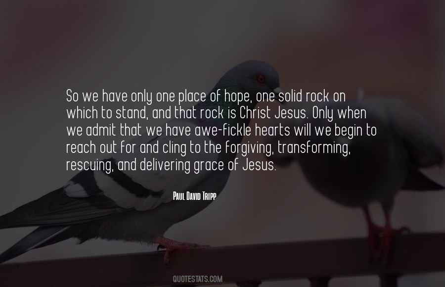 Jesus My Rock Quotes #824103