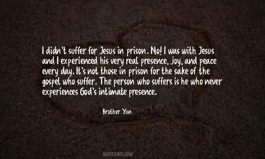Jesus Presence Quotes #1056782
