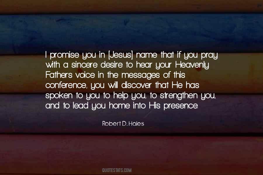 Jesus Presence Quotes #2034