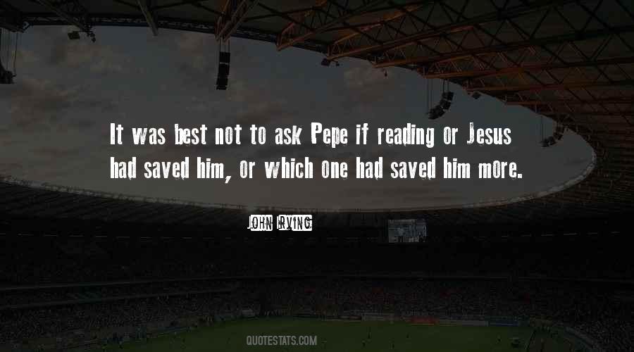 Jesus Saved Me Quotes #74858