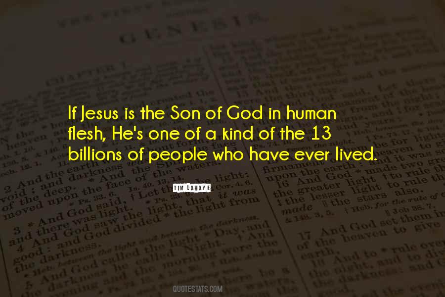 Jesus Son Of God Quotes #219686