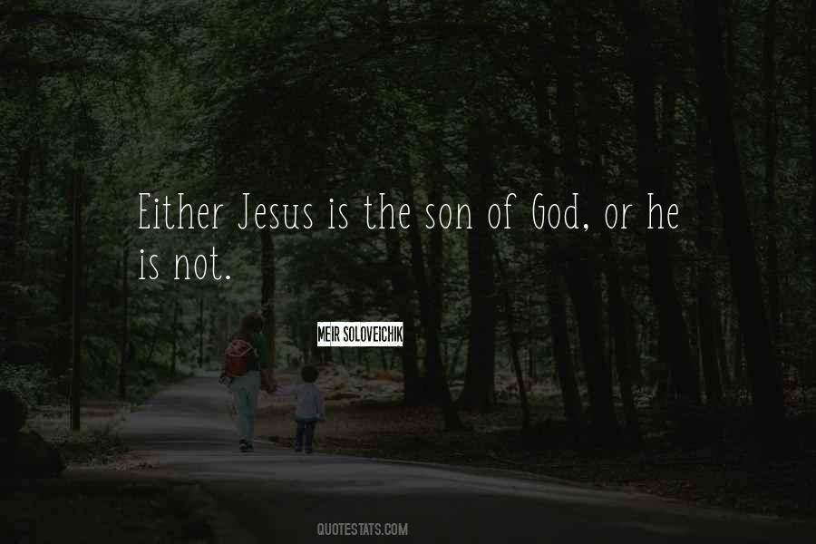 Jesus Son Of God Quotes #480535
