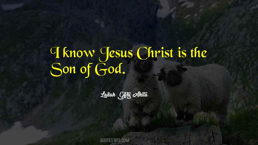 Jesus Son Of God Quotes #880788