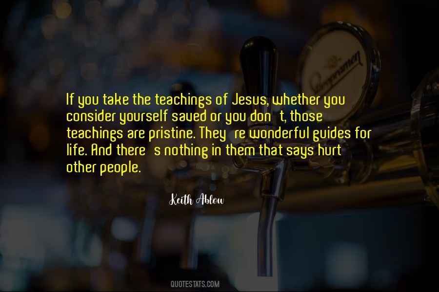 Jesus Teachings Quotes #1439424