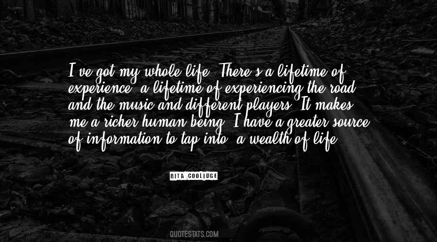 Quotes About Experiencing Different Things #578582