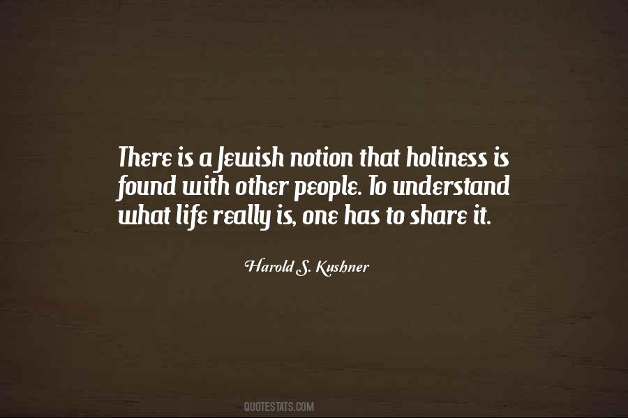 Jewish Holiness Quotes #246671