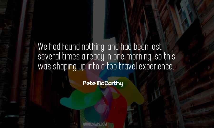 Quotes About Experience Travel #1458698