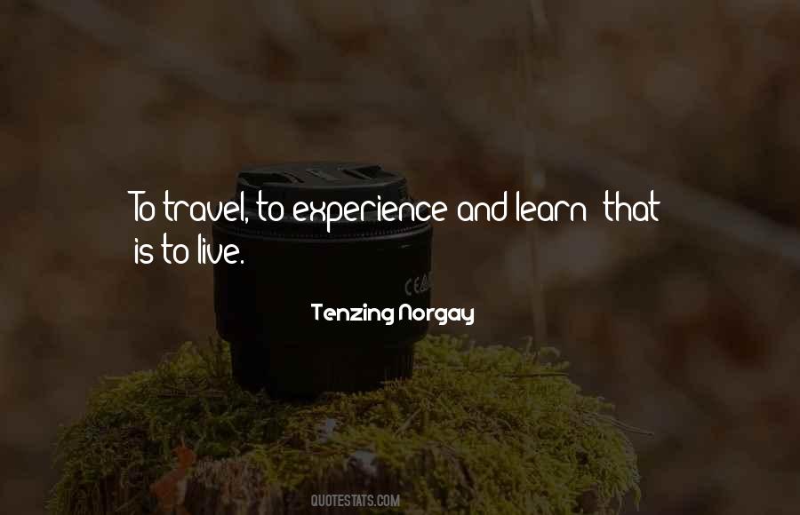 Quotes About Experience Travel #450818