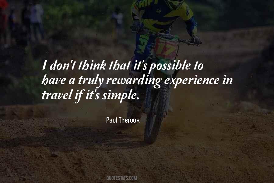 Quotes About Experience Travel #711592