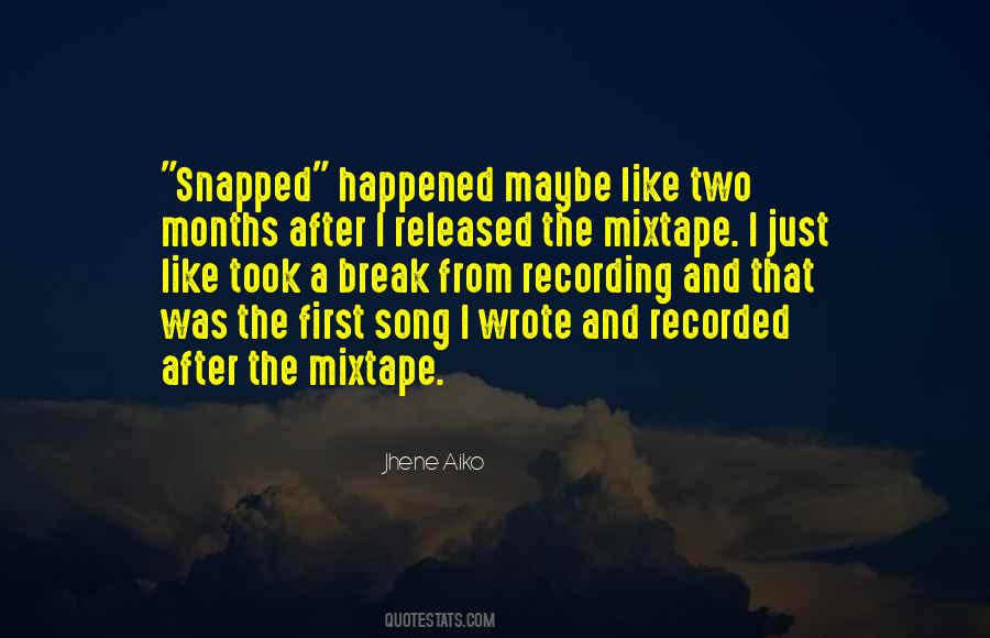 Jhene Quotes #1218470