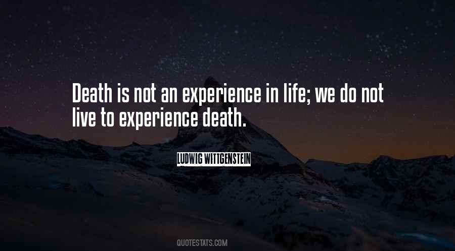 Quotes About Experience In Life #233801