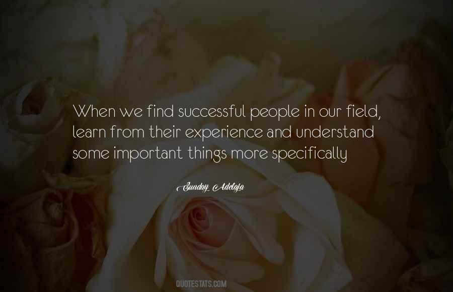 Quotes About Experience And Success #1601477