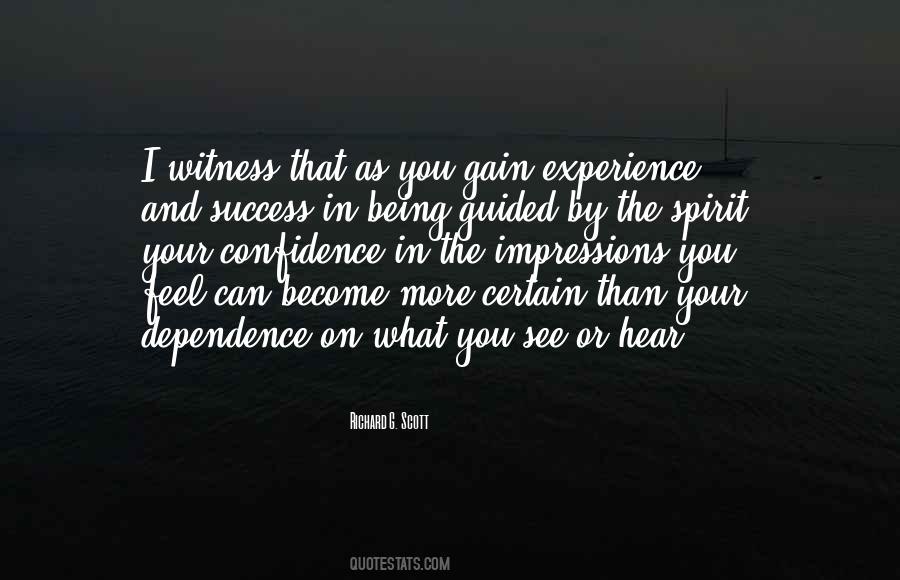 Quotes About Experience And Success #1707655
