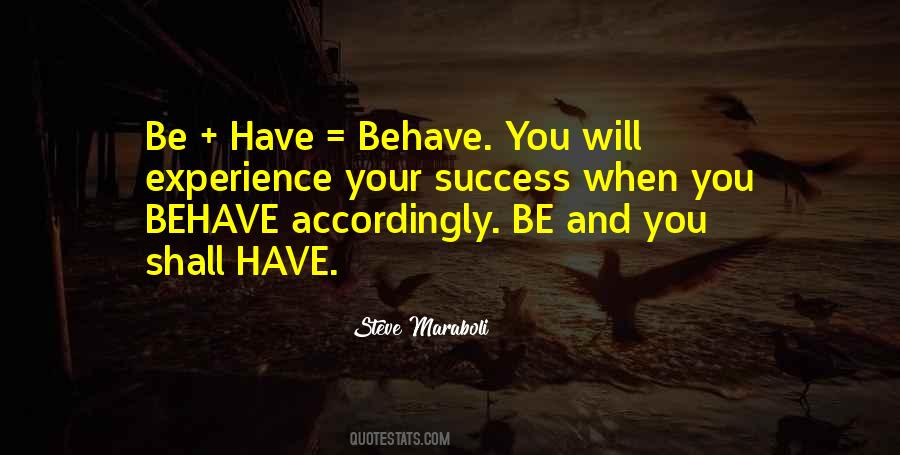 Quotes About Experience And Success #290534