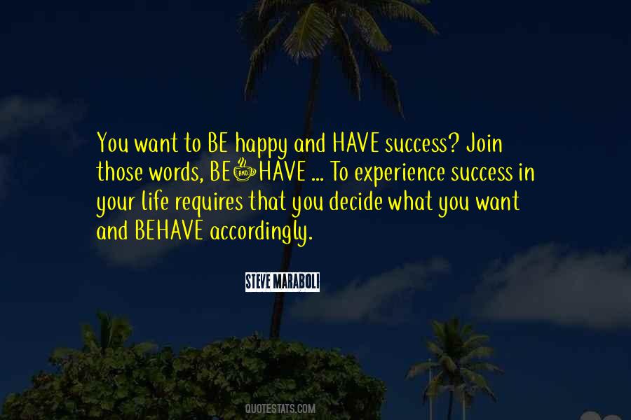 Quotes About Experience And Success #940160