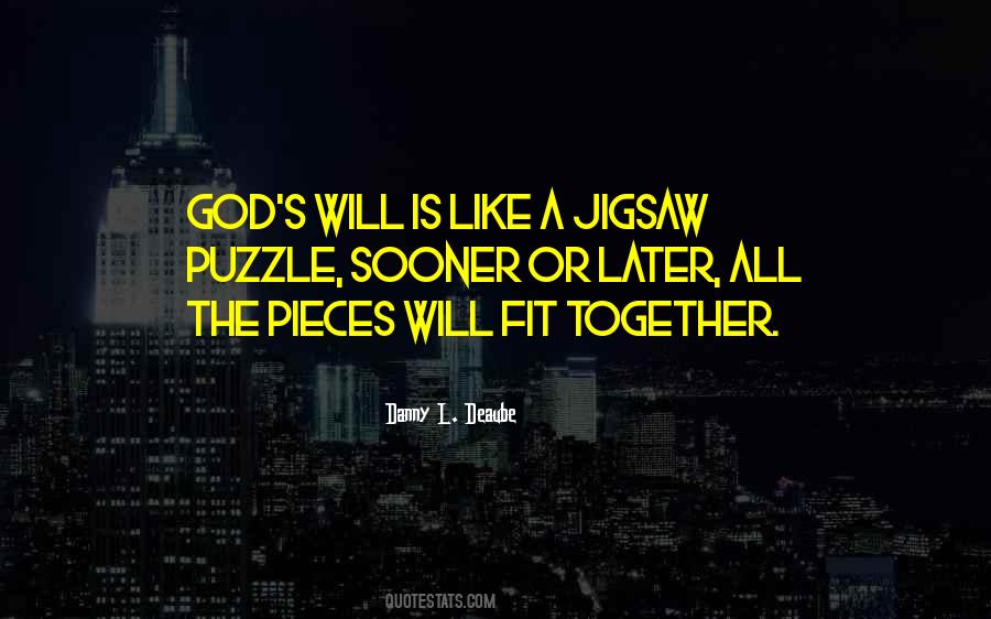 Jigsaw Puzzle Quotes #1003826