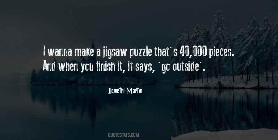 Jigsaw Puzzle Quotes #603207