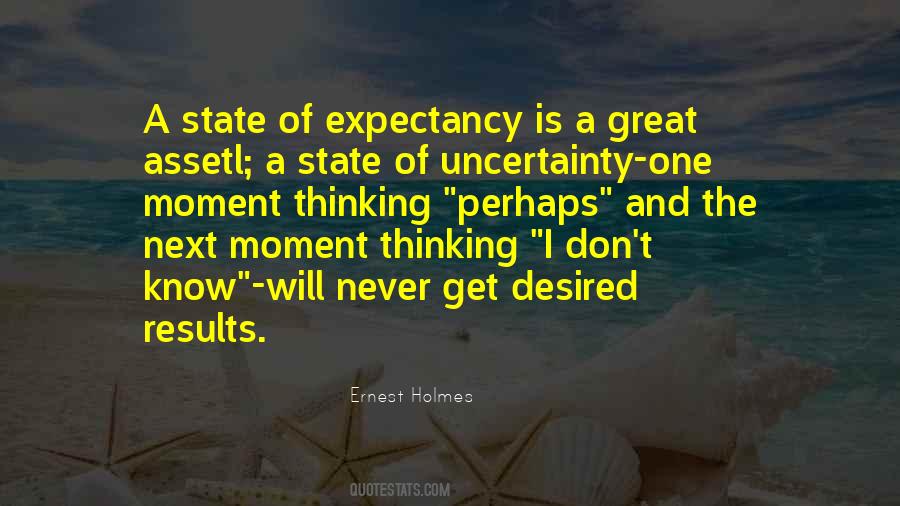 Quotes About Expectancy #1010487