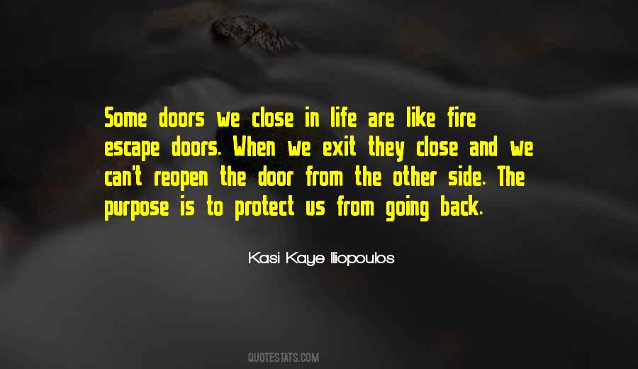 Quotes About Exit Doors #1796986