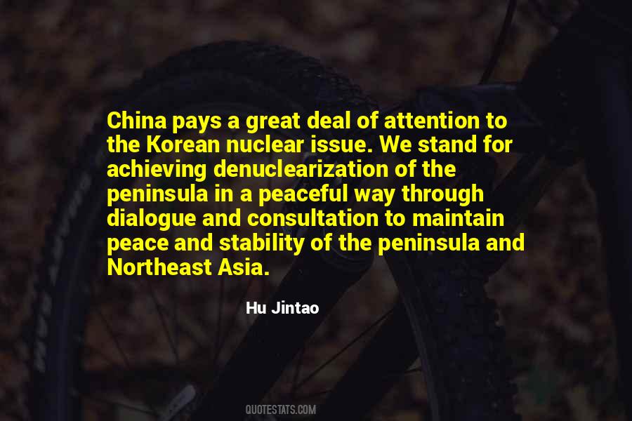 Jintao Hu Quotes #1878307