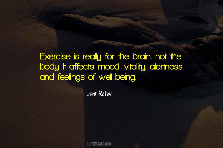 Quotes About Exercise And The Brain #134979