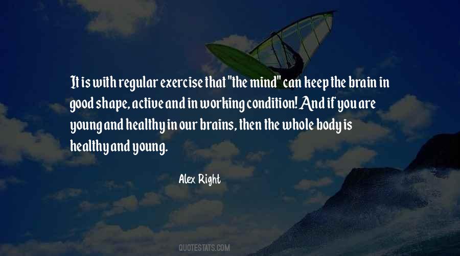 Quotes About Exercise And The Brain #430792